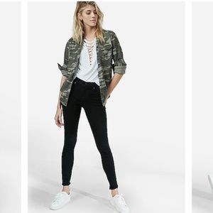 🖤🤍 Express Mid Rise Black Skinny Jeans 🤍🖤